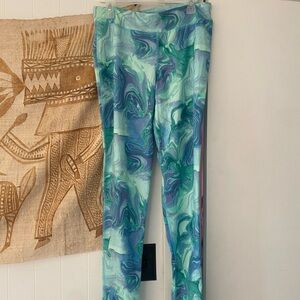 NWOT Champion Aqua and Lavender Leggings